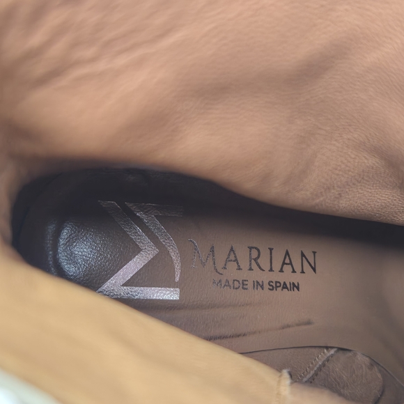 Marian Made In Spain Luxurious Soft Leather Beige Ankle Boots Size EU 37 US 6 - Picture 8 of 13